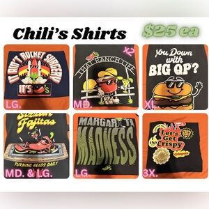 Chili's Graphic Tee - Black and Orange